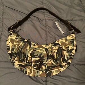 Urban Outfitters Cargo Camo Hobo Bag